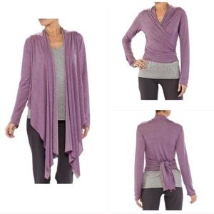 Patagonia women’s ‘Glorya Wrap Shawl’ purple Sz L